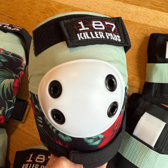 187 Killer Pads Six Pack Pad Set in Hibiscus Size L/XL - Picture 6 of 10